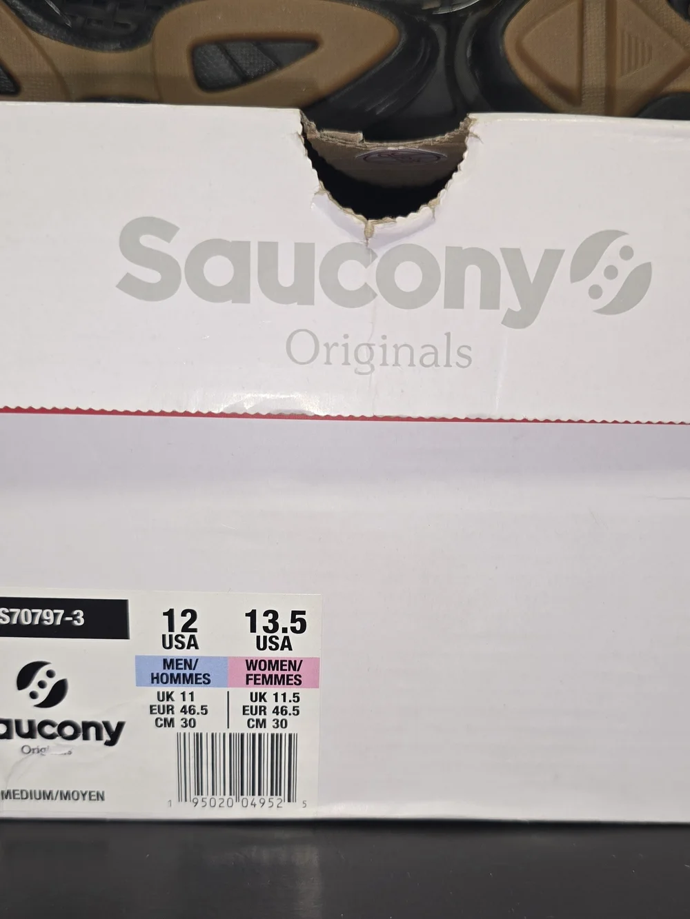 Saucony Men's Black Mesh and Synthetic Athletic Sneaker